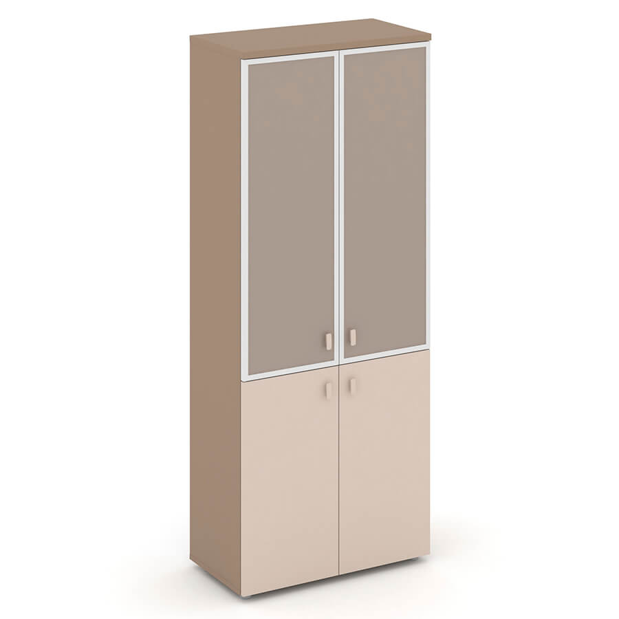 ES.ST-1.2R U Шкаф высокий широкий RIVA Estetica (Латте/Купучино/Лакобель umbra)