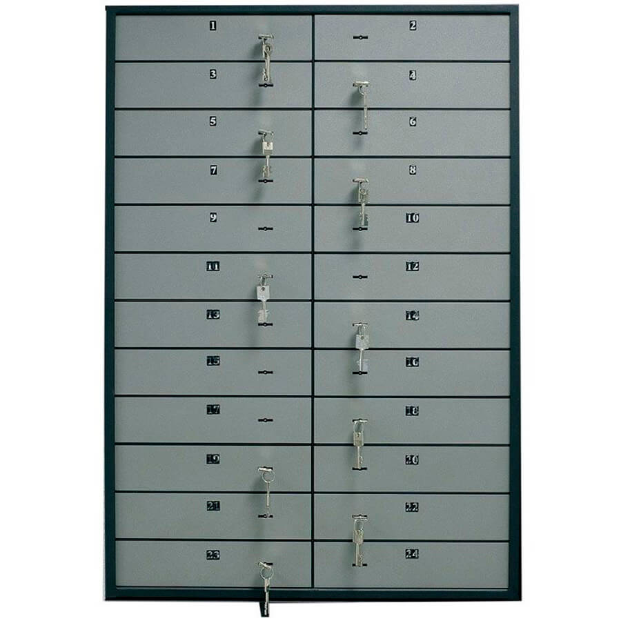 DB-24 Депозитные ячейки VALBERG, ключевой (Под аллюминий)