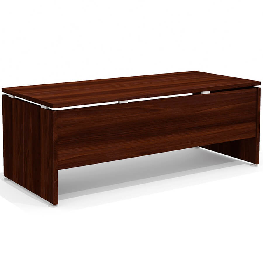 Gr-20 Стол руководителя Мебель Стиль Grand (Орех тёмный)