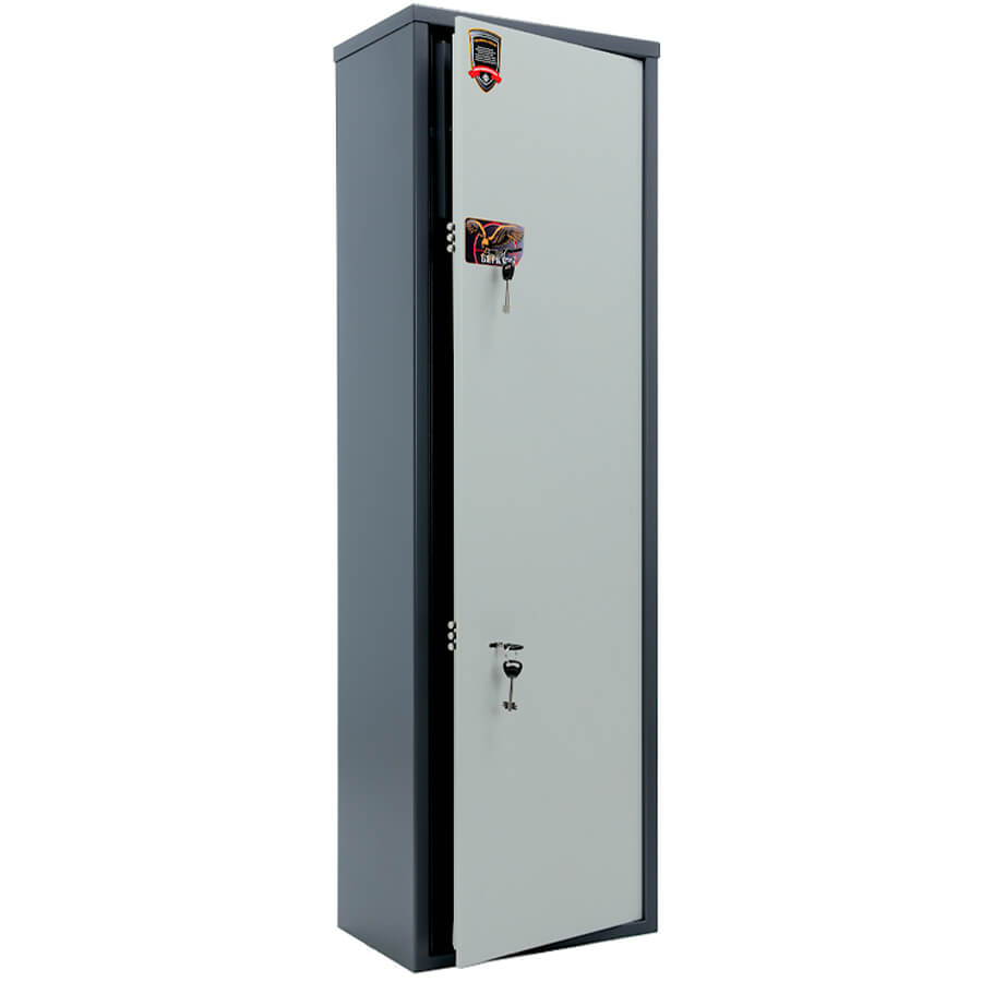 БЕРКУТ 144 Оружейный сейф AIKO, два ключевых (Графит (RAL 7024))