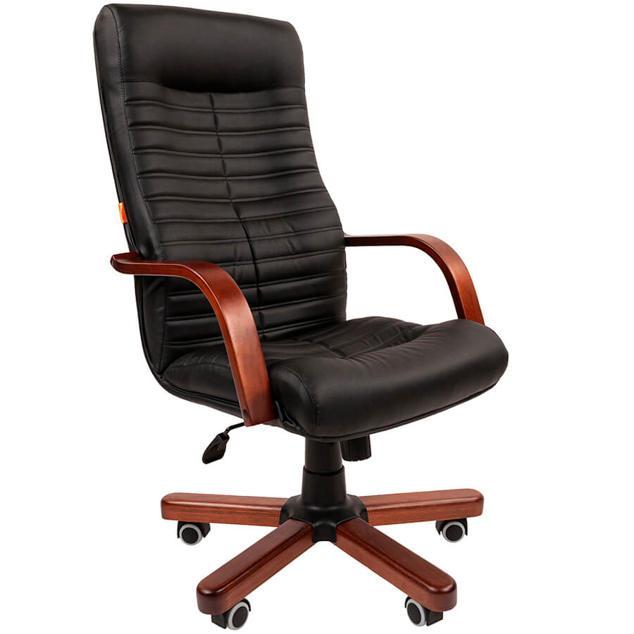480 WD Кресло для руководителя  Chairman, обивка экокожа (Чёрный)