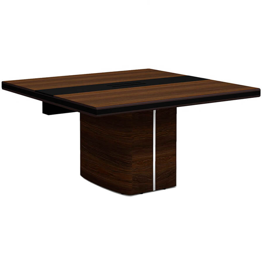 NT-280.1 Расширительный модуль конференц–стола Мебель Стиль New.Tone (Орех Ондо / чёрный)