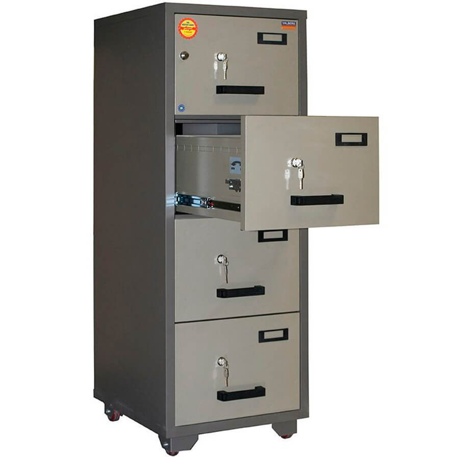 FC 4K-KK Огнестойкая картотека VALBERG, ключевой (Коричневый)