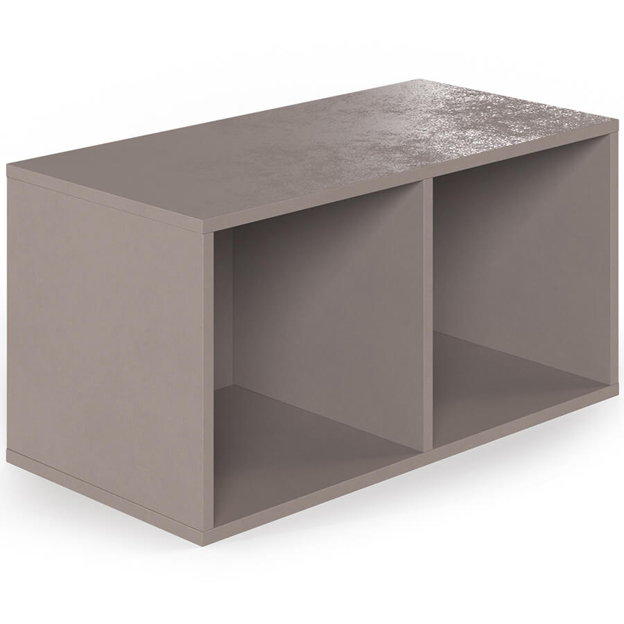 W-40 Настенная полка / антресоль Мебель Стиль Work (Мокко)