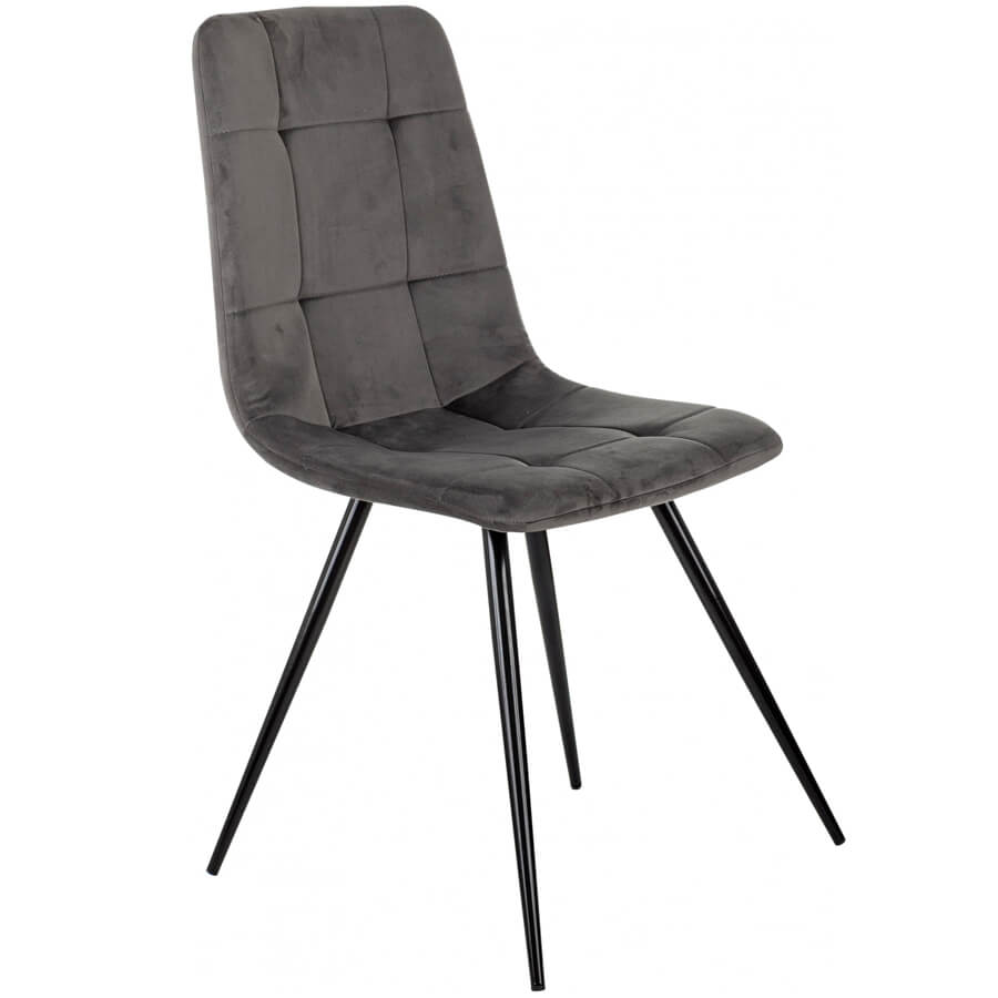 CH-K1 Стул для посетителя  Бюрократ, обивка ткань (Темно-серый (Holland 18))