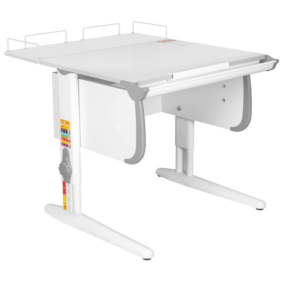 Parta 1/75 + Polka_z 1/750 Парта с полкой ДЭМИ (Серый)