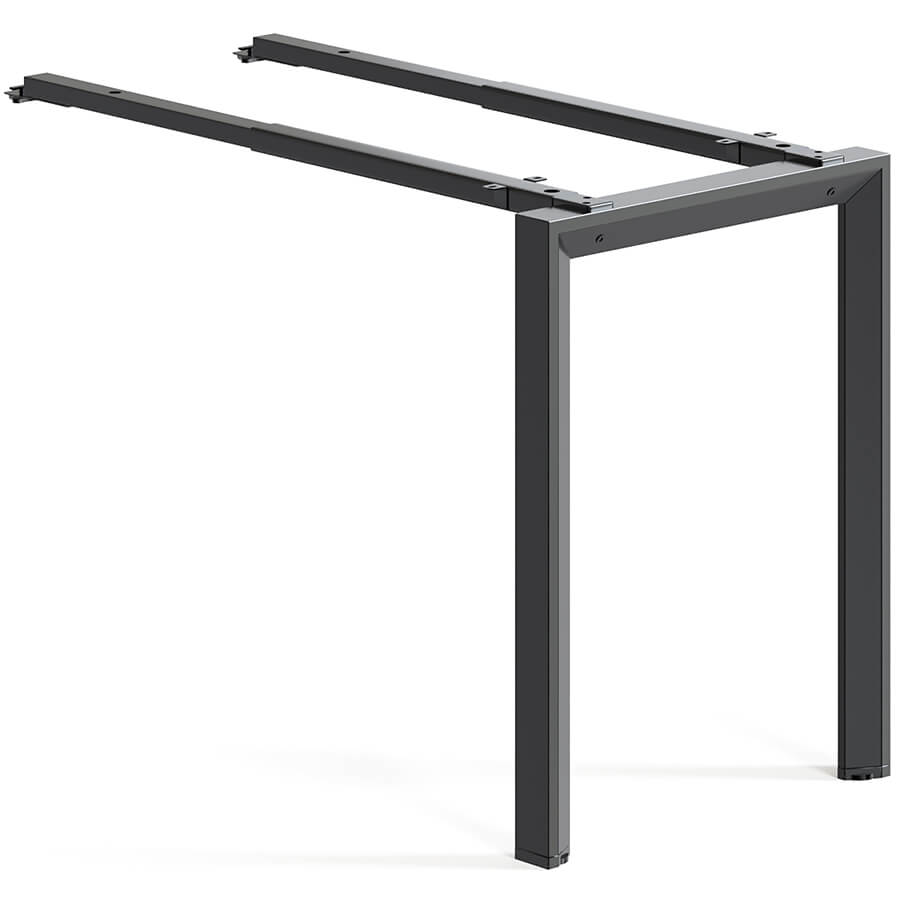 DF-136-03 (Black) Металлокаркас для приставки Евро Офис Агат (Черный)