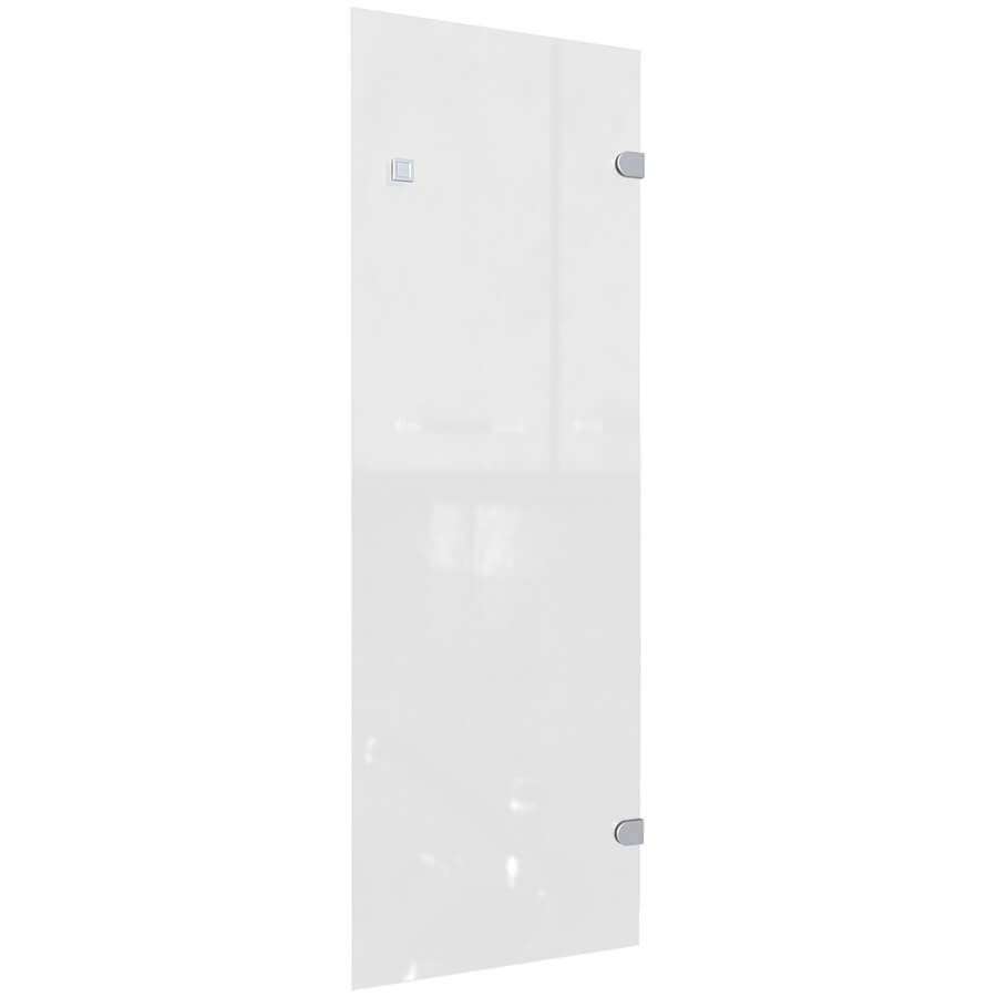 R-02.1 Дверь стеклянная Мебель Стиль Rio Base (Прозрачный+алюминий матовый)