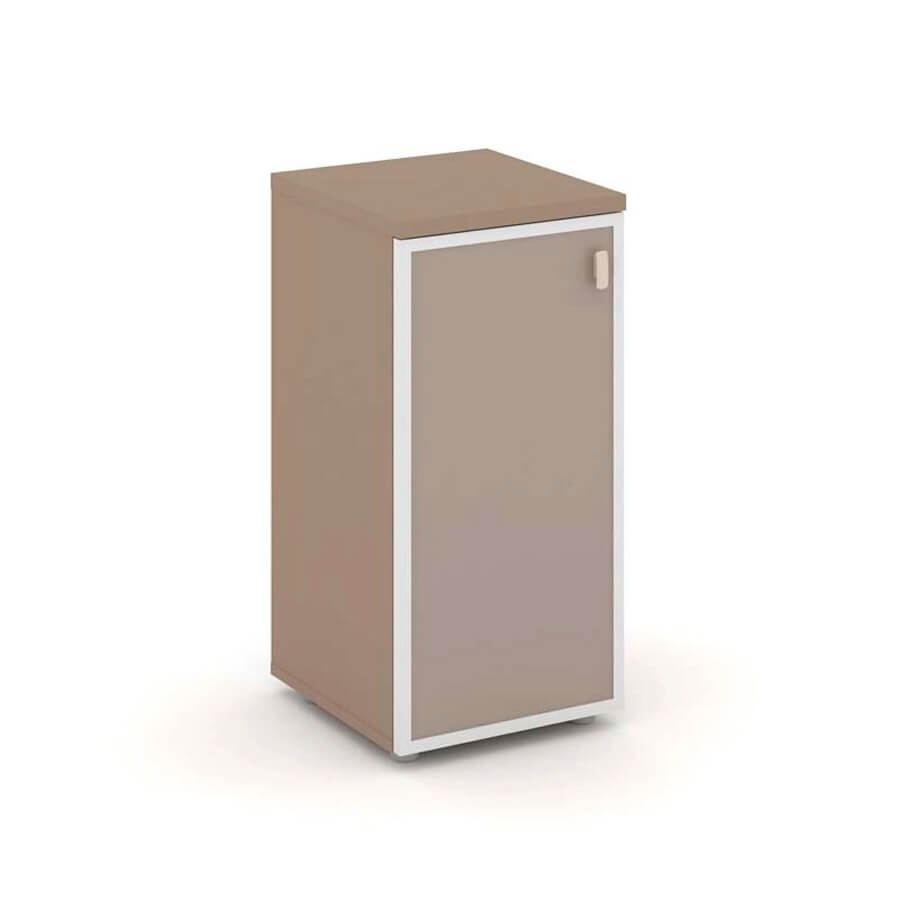 ES.SU-3.2R (L) U Стеллаж низкий узкий левый RIVA Estetica (Латте/Лакобель umbra)