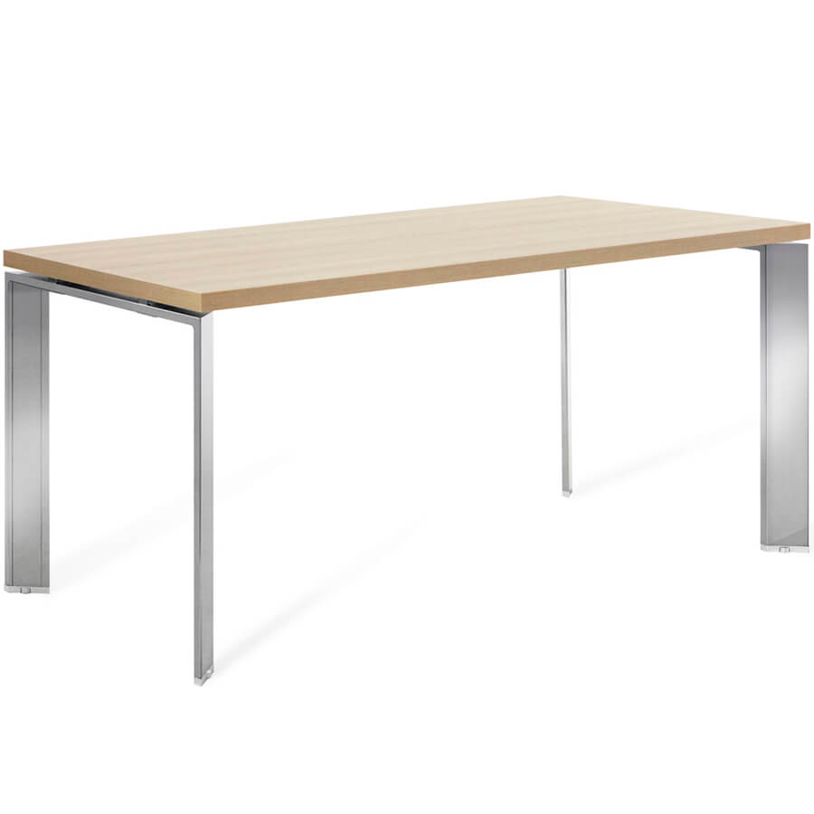 FE160 CH Стол Profoffice Fermo Metal (Дуб светлый DH/Хром )