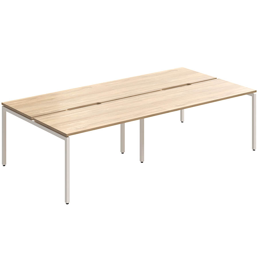 RM-3.2(x4)+F-53 Стол на металлокаркасе Мебель Стиль Rio Project (Швейцарский вяз MS)