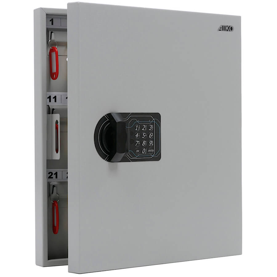 KEY-55EL Ключница ПРОМЕТ, электронный кодовый (Серый полуматовый (RAL 7038))