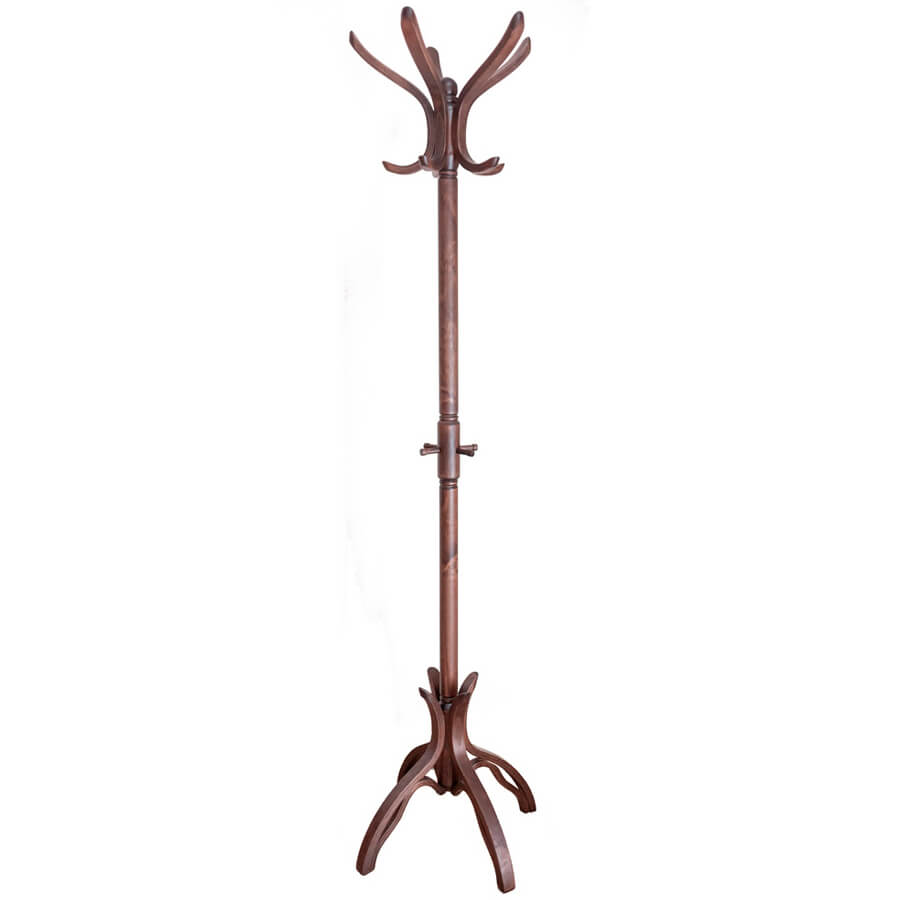 В 12Н Вешалка напольная Мебелик (Темно-коричневый)