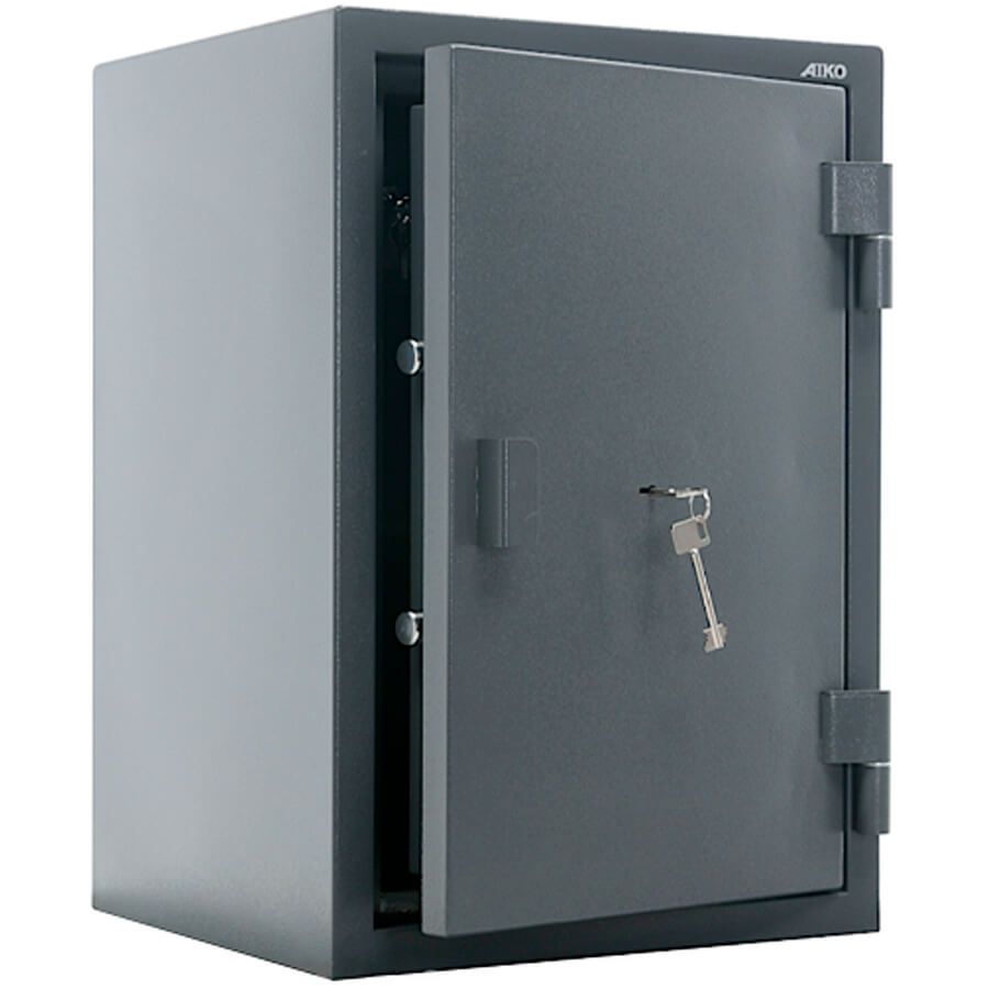 AMH-65T (132T) Мебельный сейф AIKO, ключевой (Графит структурированный (RAL 7024))