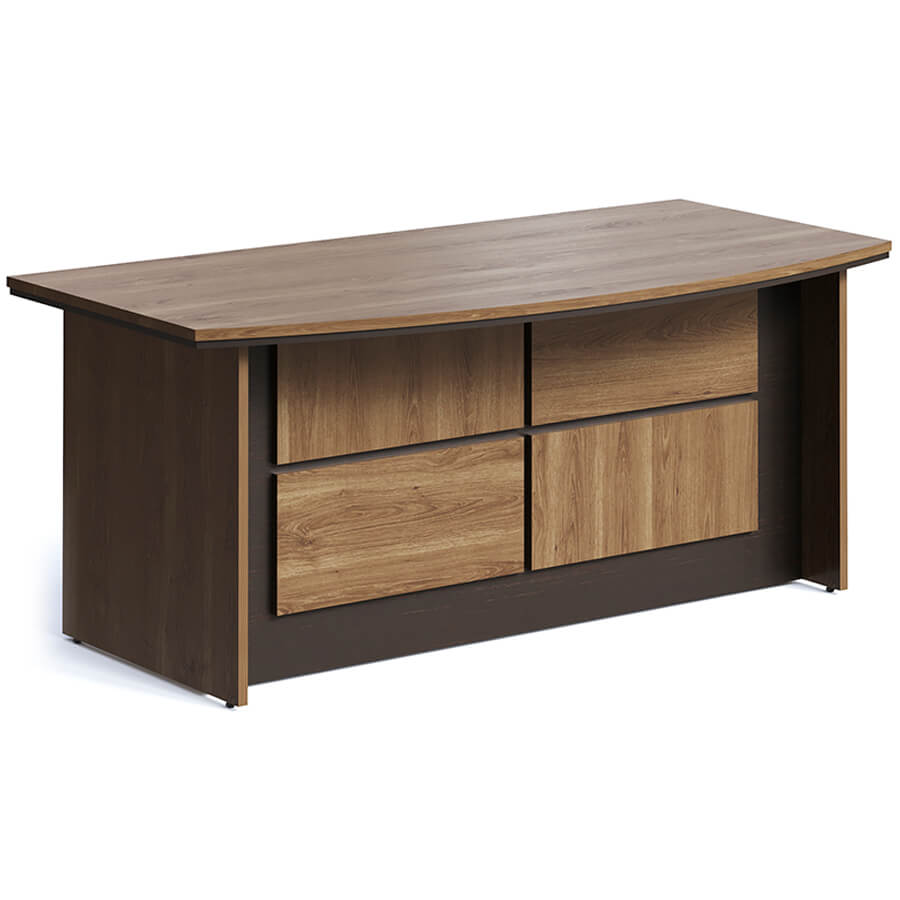 Ot-18 Стол руководителя Мебель Стиль On.Top (Рэд Фокс / венге)