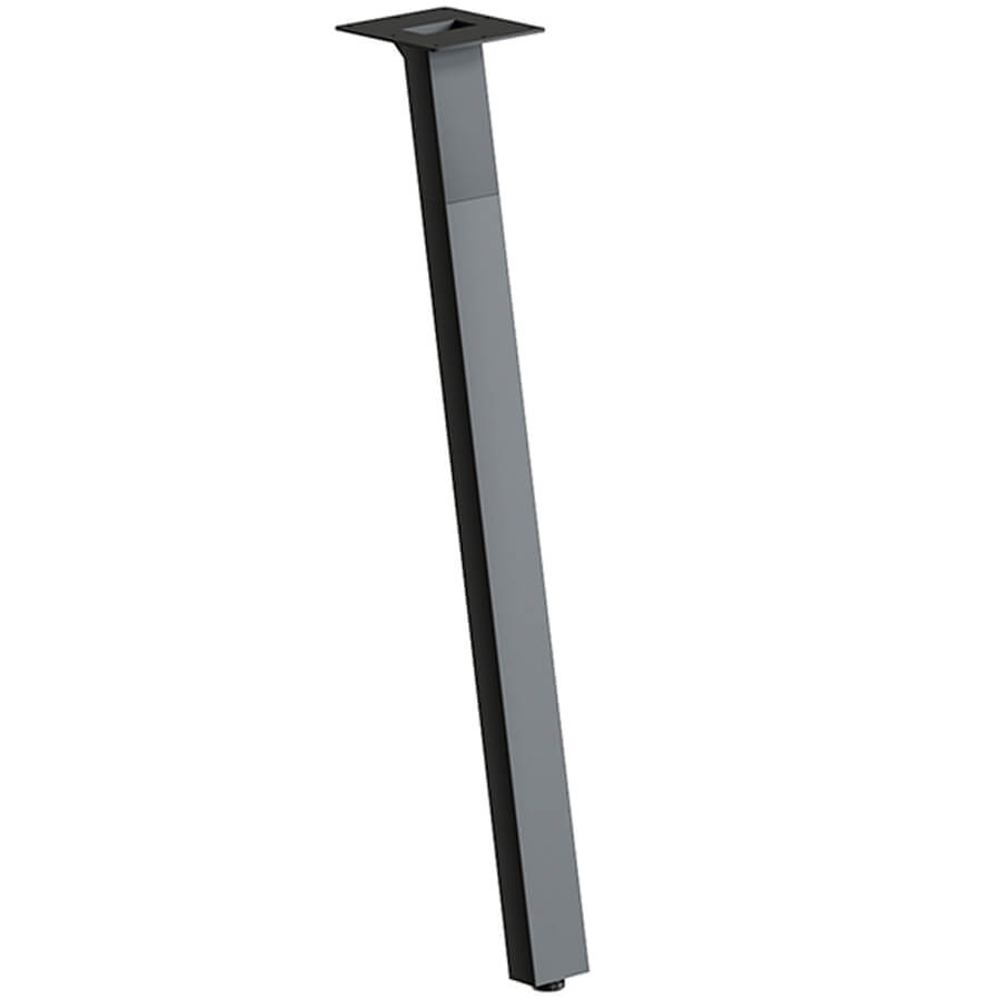 LF-710 Опора Мебель Стиль LINE (Черный / графит)