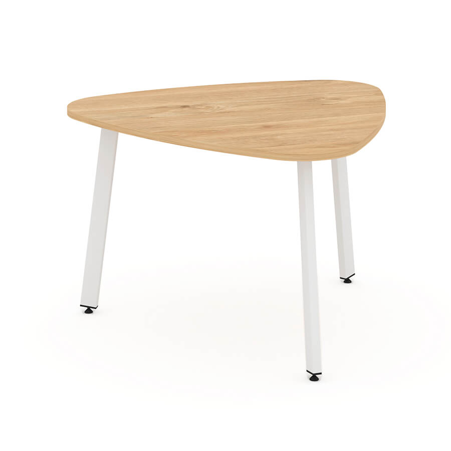 SN-6.SPRG-71.3 Стол для переговоров RIVA Style Project (Тиквуд Светлый/Металл Белый)