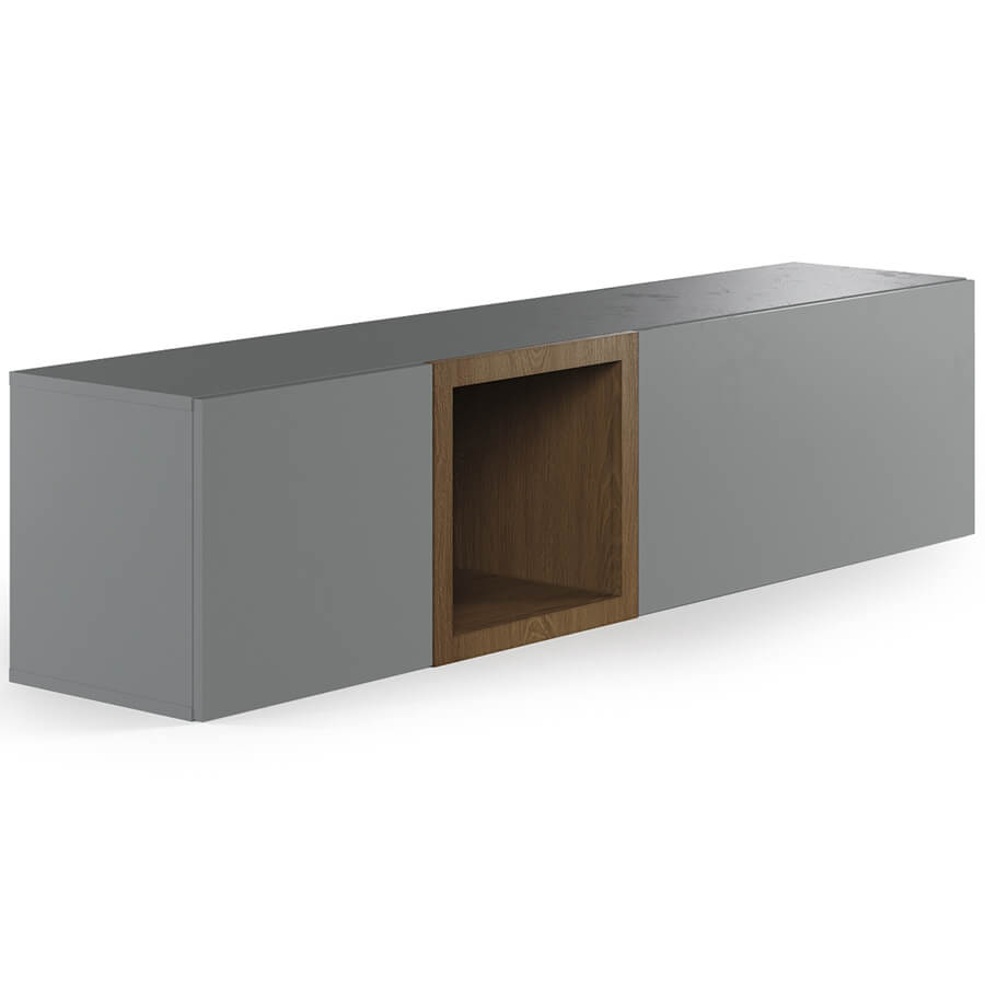 Neo-38 Антресоль Мебель Стиль Art.Neo || (Дуб Шале/графит)