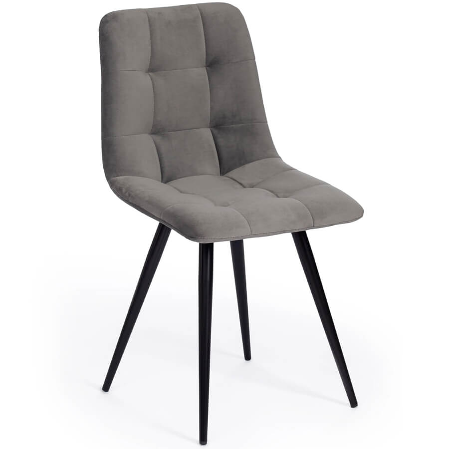 mod. 7095 Стул для посетителя CHILLY TetChair, обивка ткань (Серый)