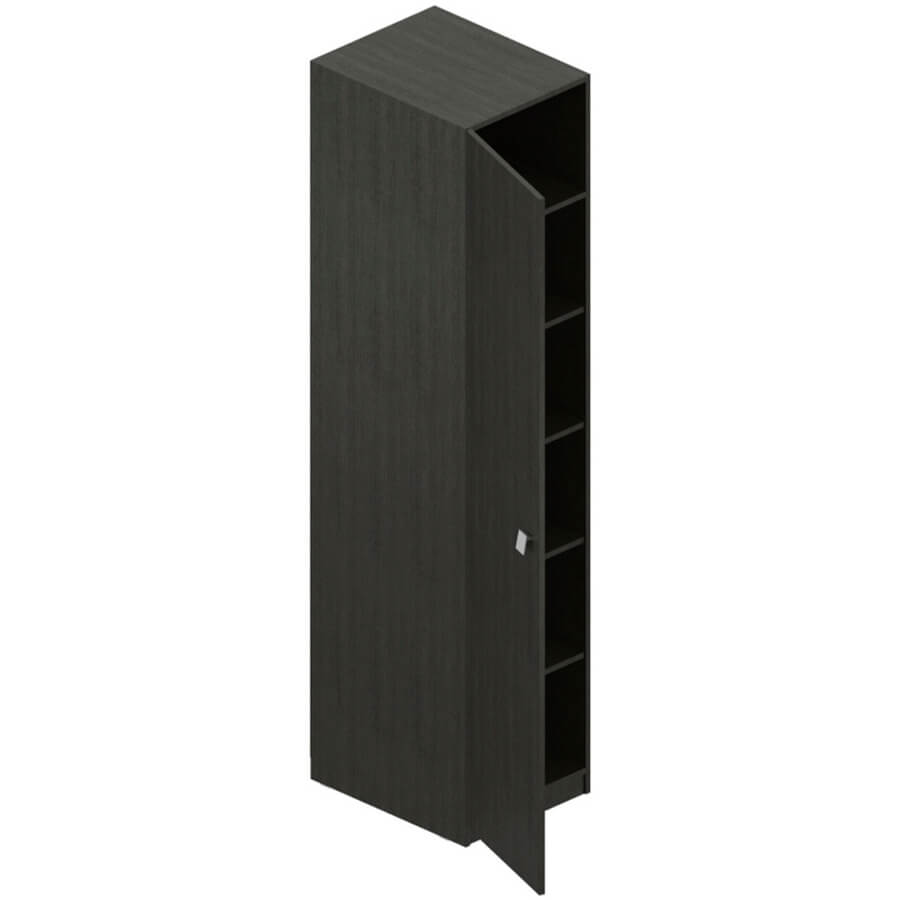 Ct-41 Шкаф узкий с полками Мебель Стиль (Венге MS)