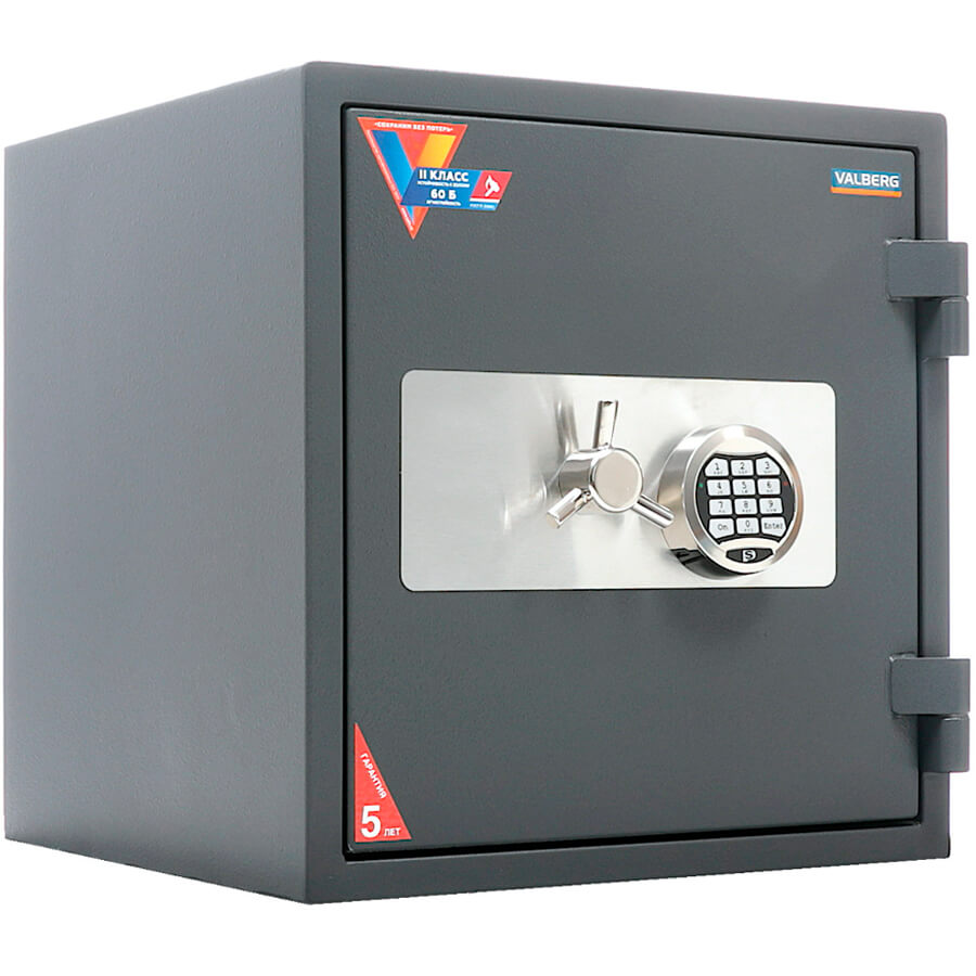ГАРАНТ ЕВРО 46 EL Огневзломостойкий сейф VALBERG, электронный кодовый (Графит структурированный)