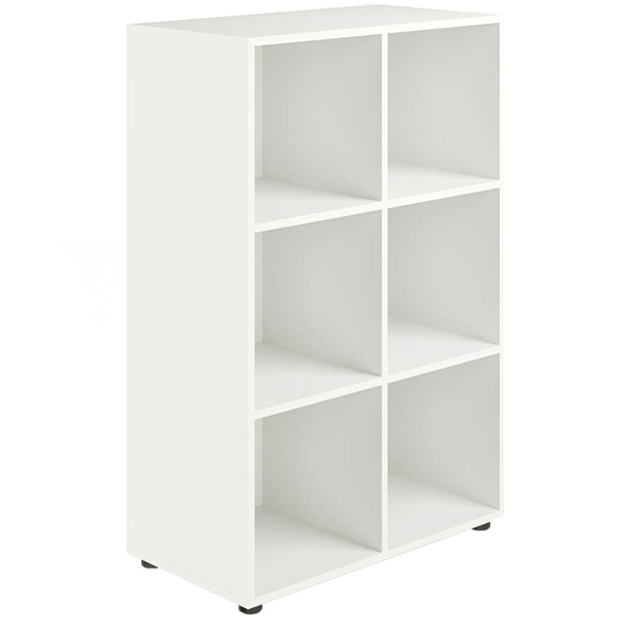 Z-44 Стеллаж шестисекционный Мебель Стиль Air Zone (Белый MS)