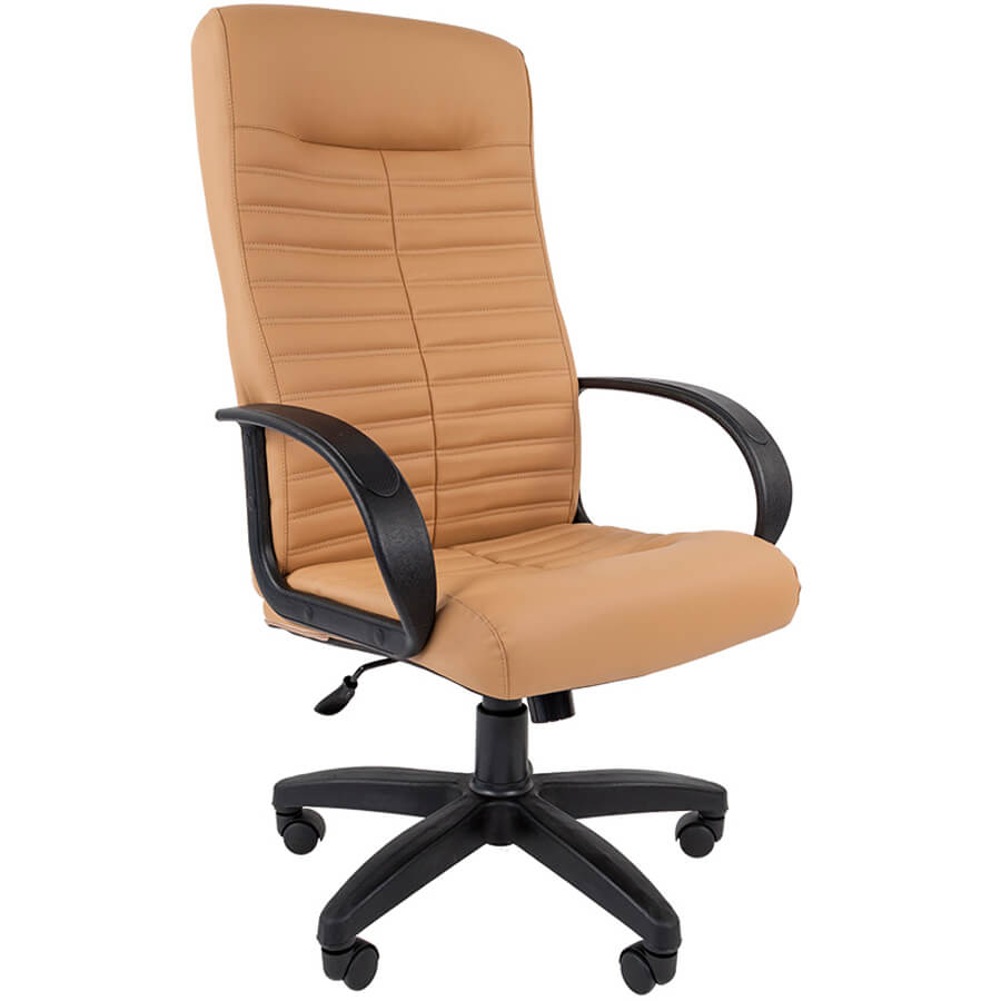 480 LT Кресло для руководителя  Chairman, обивка экокожа (Бежевый)