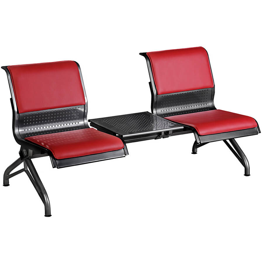 КРУИЗ БП МС3/2-03 Многоместная секция  COMFORUM, обивка экокожа (Красный)