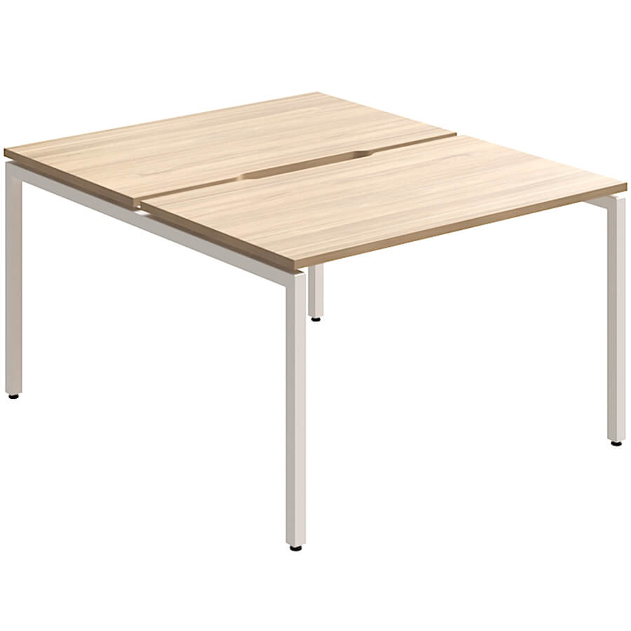 RM-4.2(x2)+F-44 Стол на металлокаркасе Мебель Стиль Rio Project (Швейцарский вяз MS)