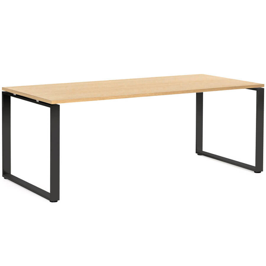 101 103 09 Стол письменный Profoffice Exe (Дуб светлый/Чёрный)