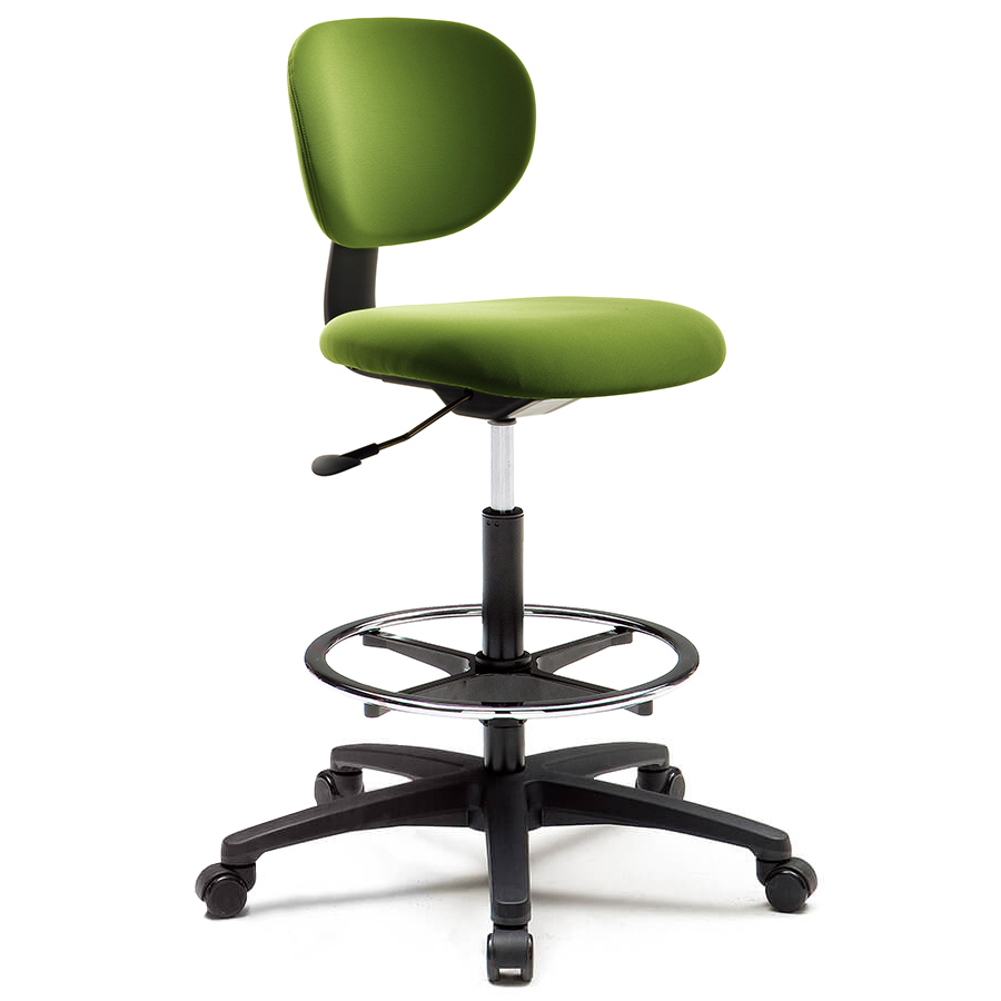 CHN0852Z Кресло для персонала CASHIER CHAIR Fursys, обивка экокожа (Зелёное (A447A))