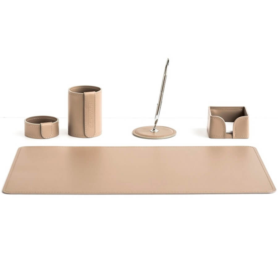 №4 Настольный набор Buvardo (Кожа латте) №4 Настольный набор Buvardo (Кожа латте)