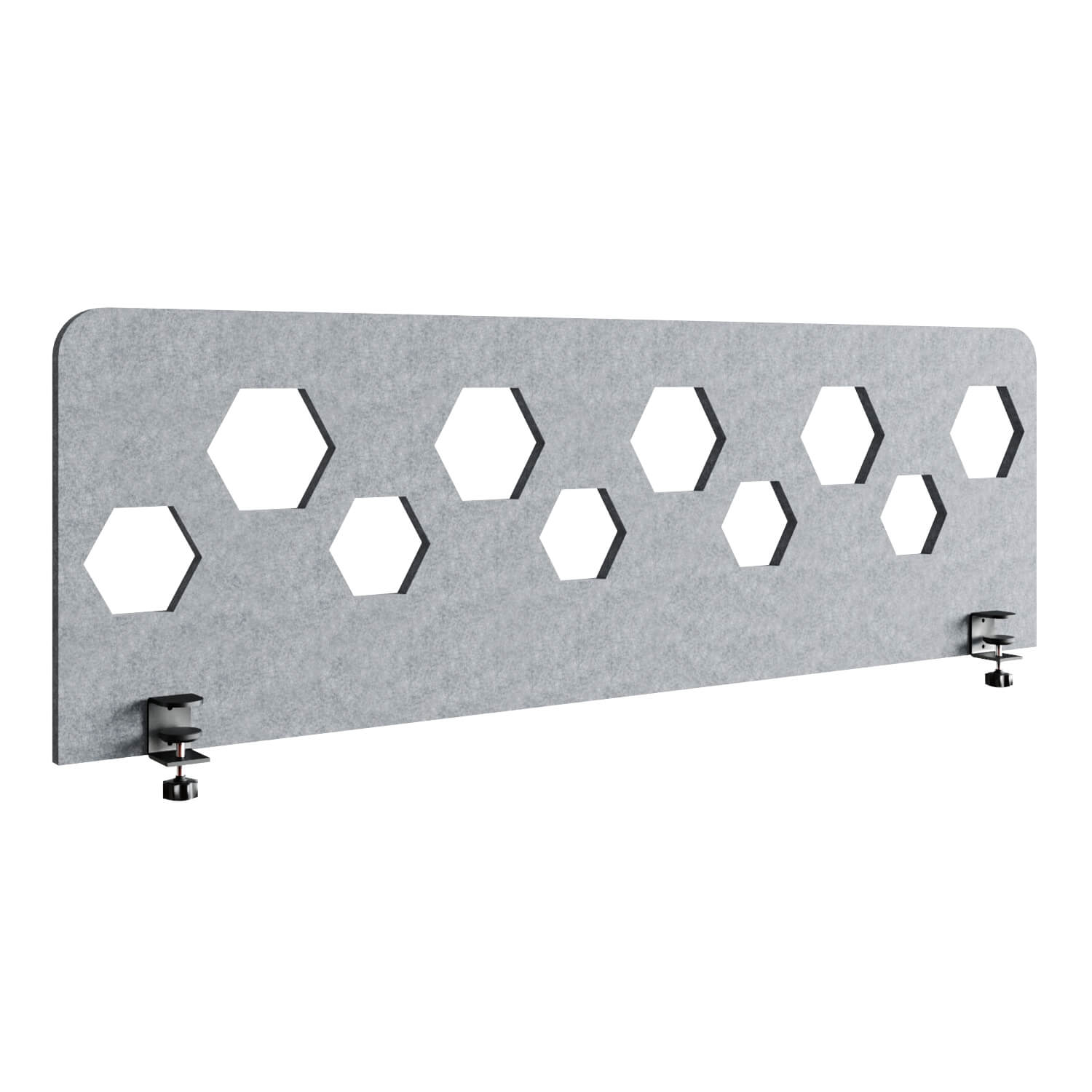 ACOH110 Экран для стола Соты ACOUSOUND, Евро Офис 1100х12х600 мм. (Темно-серый (AC-10))