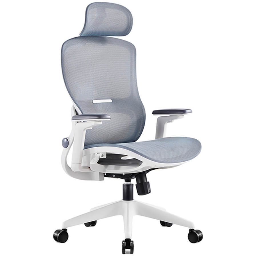 7209B-2 Кресло для руководителя  Евро Офис, обивка сетка (Голубой MT81-9)