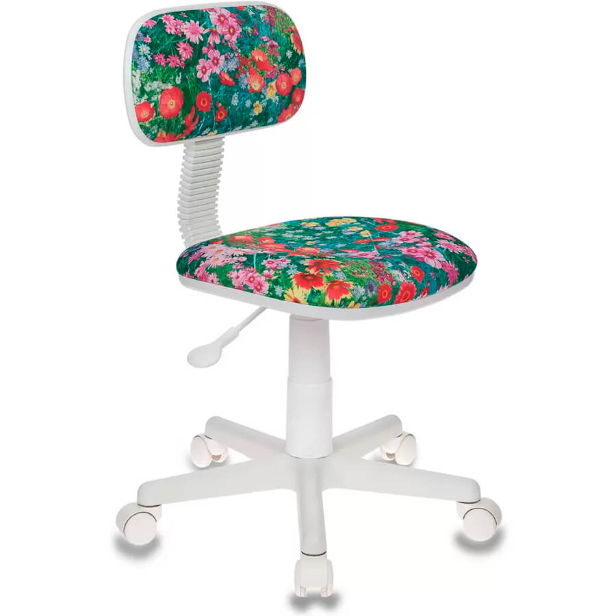 CH-W201NX Кресло детское  Бюрократ, обивка ткань (Зеленый луг)