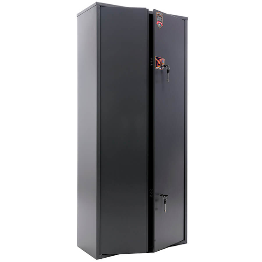 ЧИРОК 1462 Оружейный сейф AIKO, два ключевых (Графит структурированный (RAL 7024))