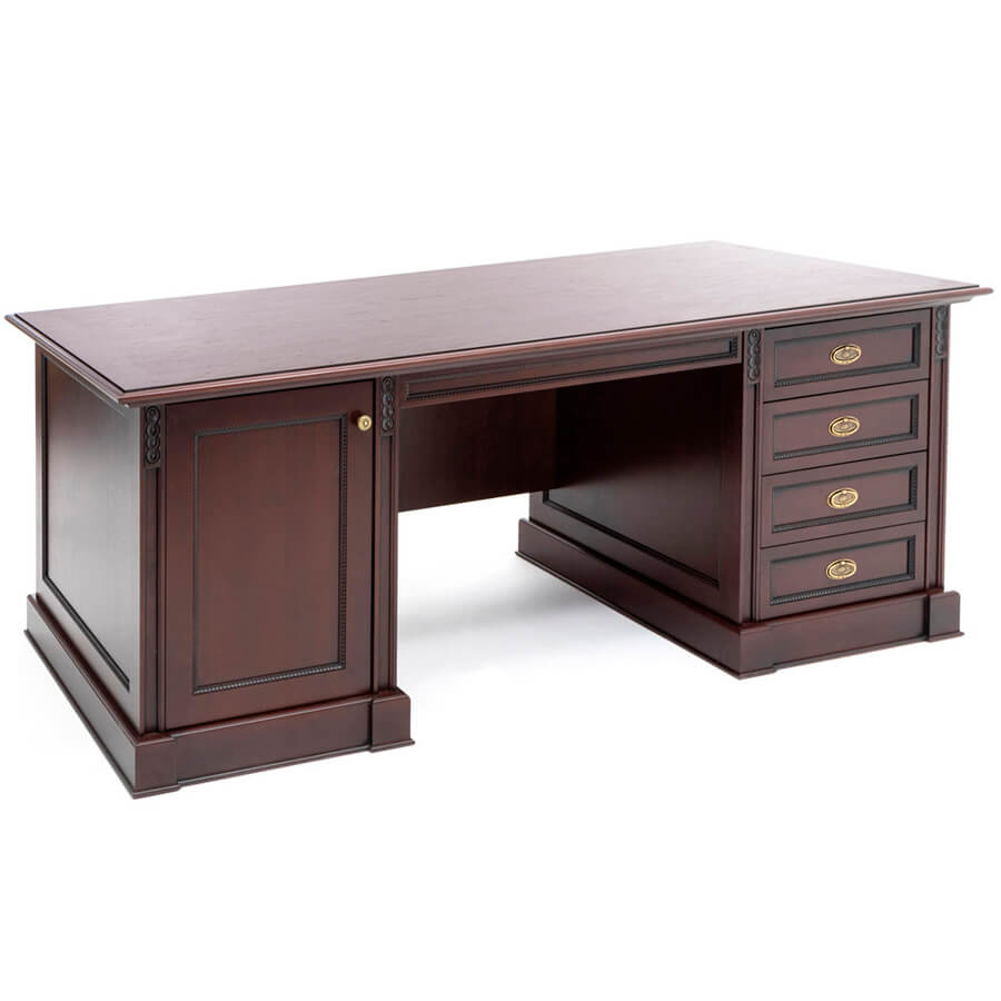 106 102 WAL Стол письменный Profoffice Doge (Орех Танганьика)