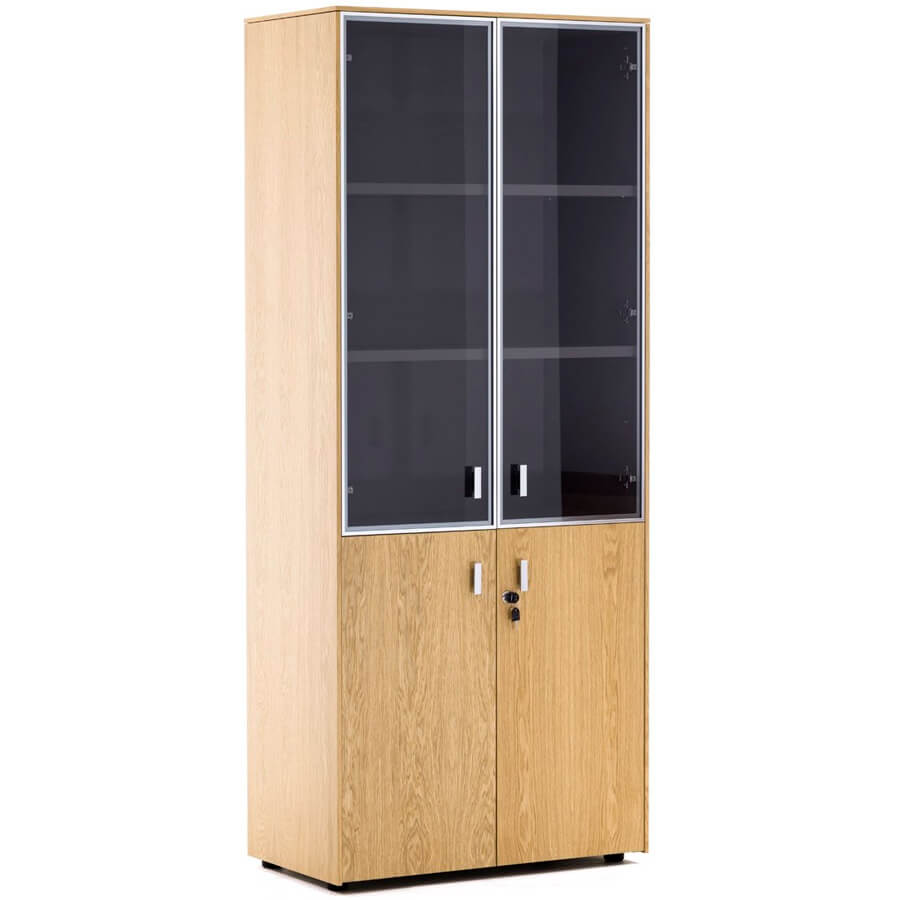 101 714 09 Шкаф Profoffice Exe (Дуб флоре/Хром)