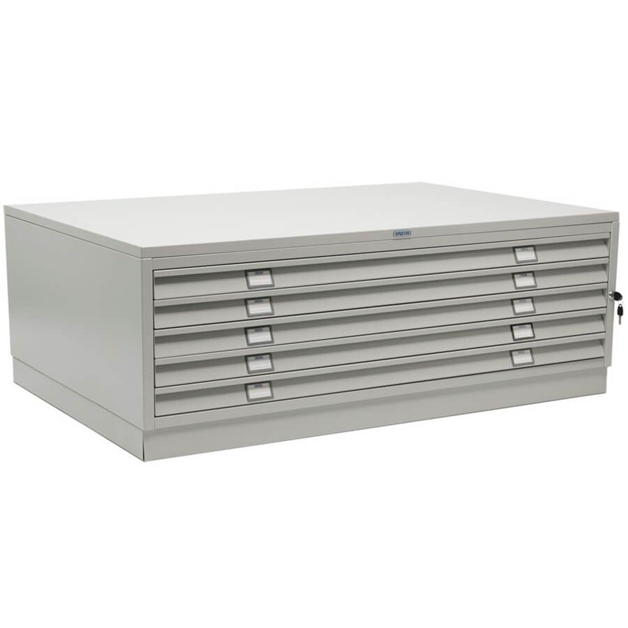 A1-05/0 (база) Картотека большого формата ПРОМЕТ, ключевой (Серый полуматовый (RAL 7038))