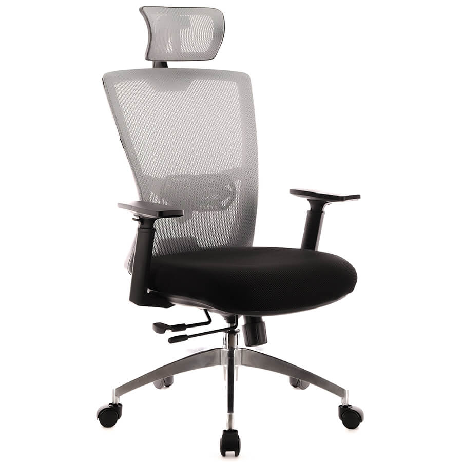 POLO S Кресло для руководителя  EVERPROF, обивка сетка / ткань (Серый)