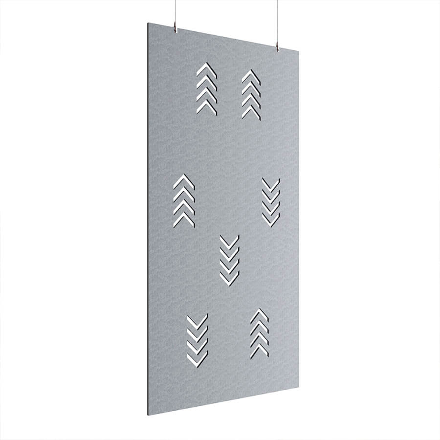 ACO-C-10 Акустическая перегородка 1200*2400 Евро Офис (Темно-серый (AC-10))