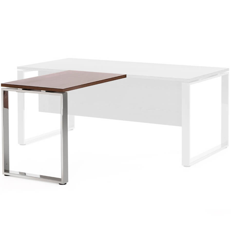 101 401 07 Брифинг-приставка Profoffice Exe (Орех мароне/Хром)