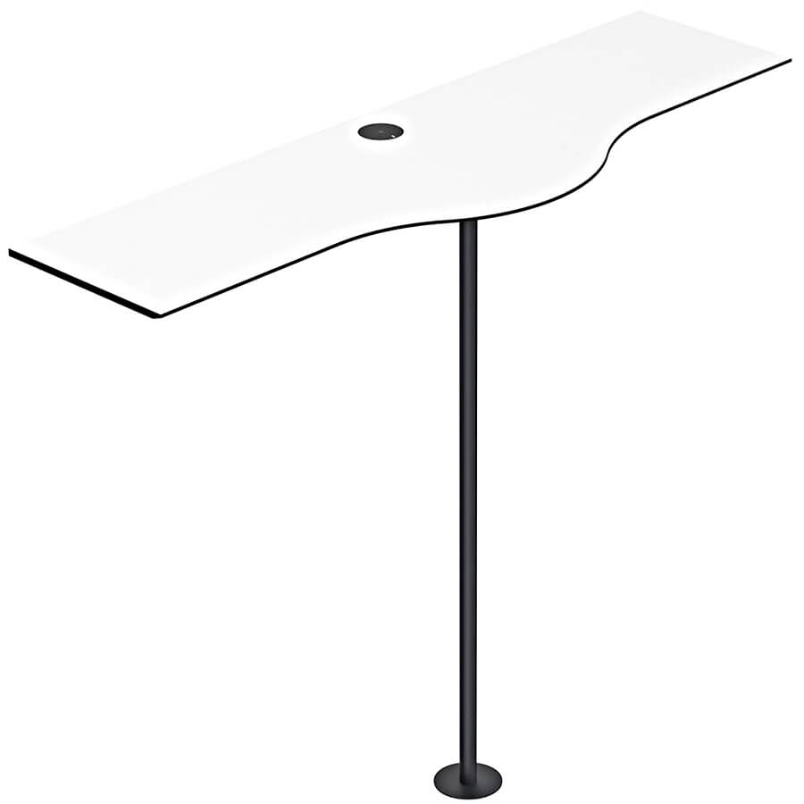 ZT-004 Стол ZUM, HECOR (Белый)