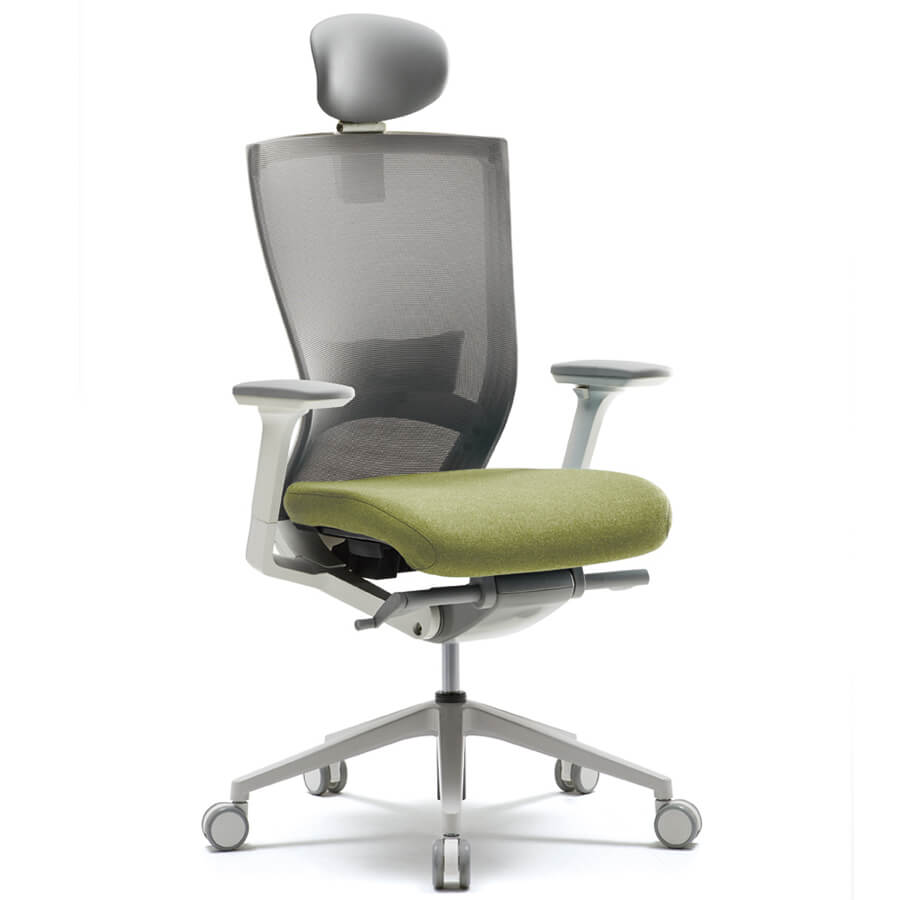 CHNA4300WAHZ Кресло для руководителя TN50 Fursys, обивка сетка / ткань (Бежевое (452))