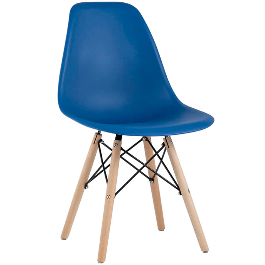 Redblack 622 Стул для посетителя Eames Stool Group, обивка пластик (Синий)