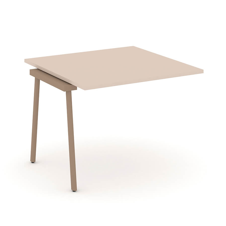 ES.NPRG-1.1-P Проходной наборный элемент переговорного стола RIVA Estetica (Капучино/Металл Латте)