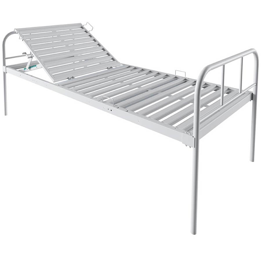 MB111.1.0.1 (KM-01) Кровать медицинская ПРОМЕТ (Белый металл)