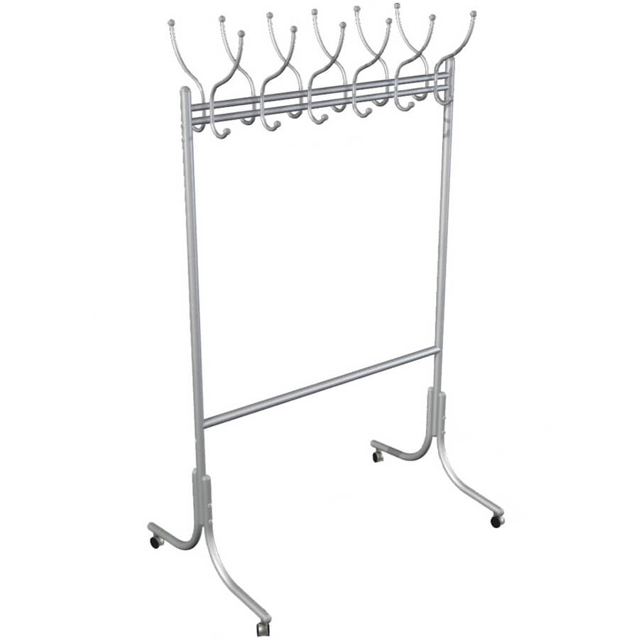 М 11 На колесах Вешалка общественная Мебелик (Металлик)