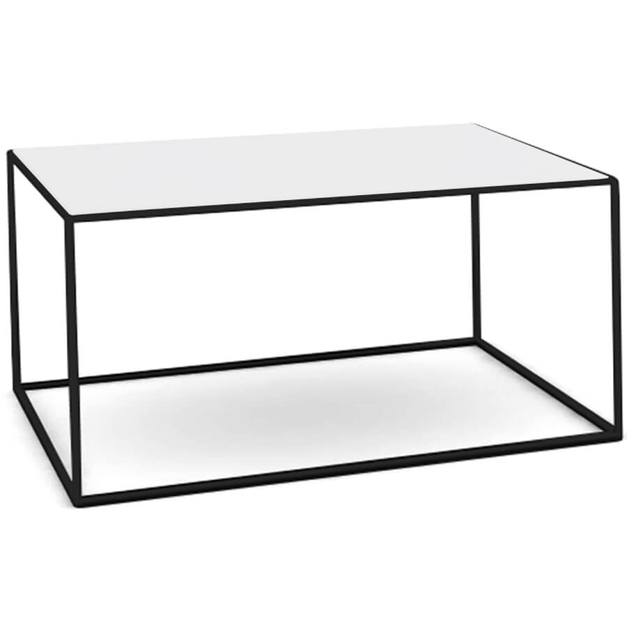 Festa 80*40 Журнальный стол Profoffice (Белый/Чёрный)