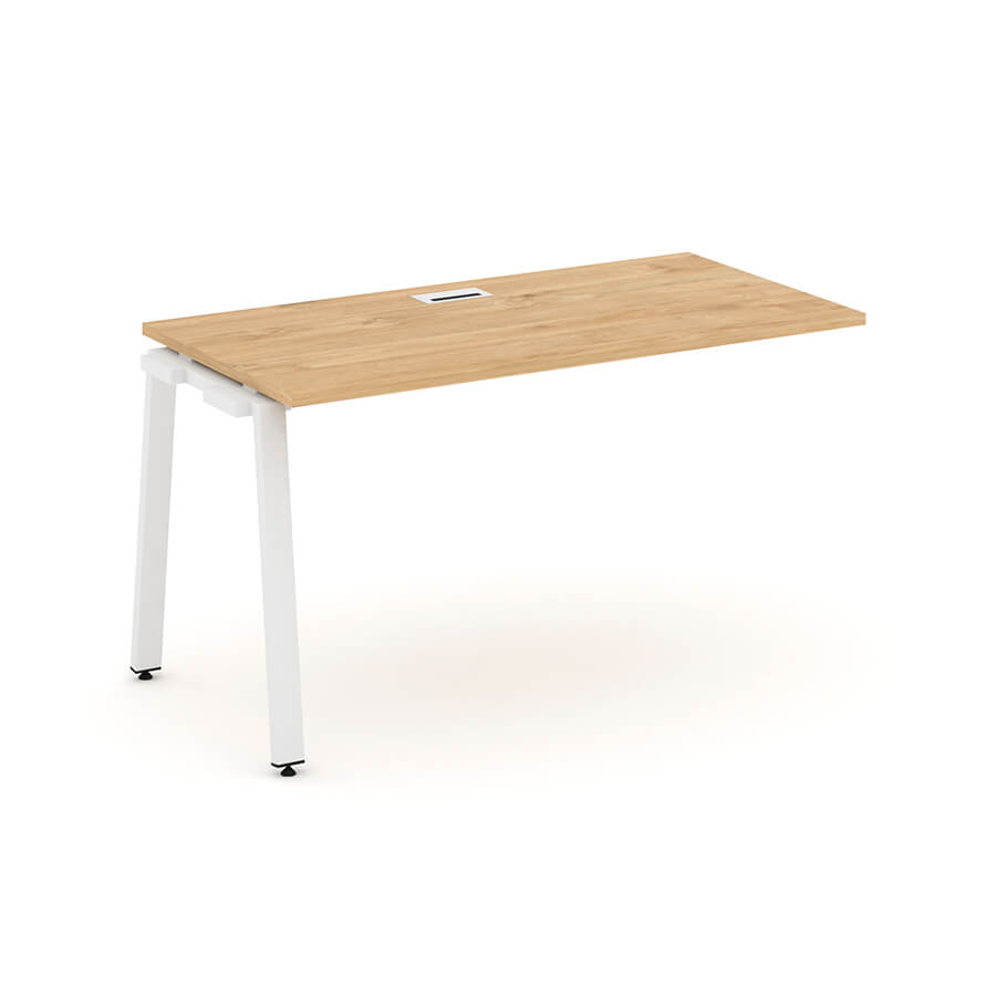 SN-6A.ONRS-004 Проходной наборный элемент RIVA Style Project (Тиквуд Светлый/Металл Белый)